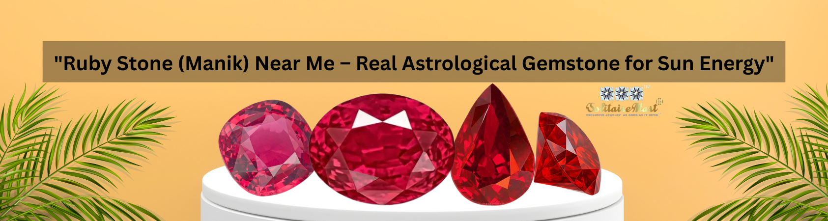 "Ruby Stone (Manik) Near Me – Real Astrological Gemstone for Sun Energy"